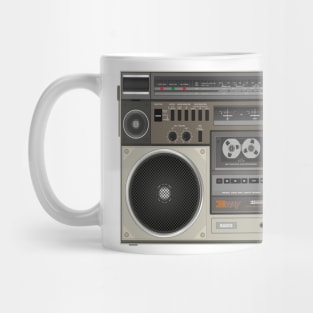 Retro  Boombox Mug